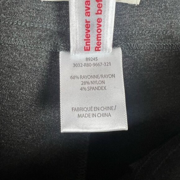 NWT - Laura, Ladies Slim Leg Pull-On Stretchable Pant In Gray. Size: 6 - Picture 11 of 15